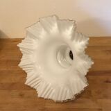 Opaline glass pendant light