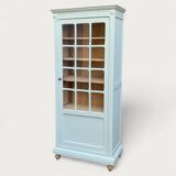 Antique celadon glass Parisian wardrobe H162