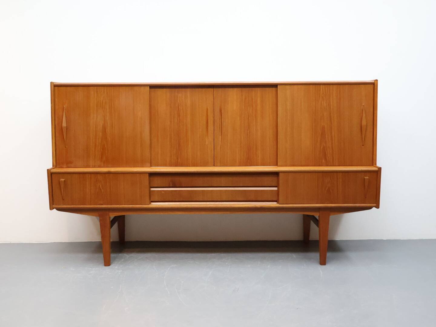 Vintage wandmeubel Deens Teak