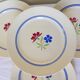 4 assiettes plates vintage de la manufacture de K&G Luneville modèle Mat en porcelaine 210742