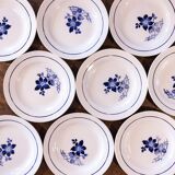 9 semi-hollow plates St Amand