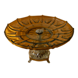 Standing cup in smoked glass