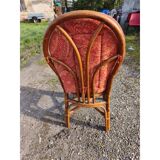 4 vintage rattan chairs