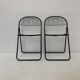 Set of 2 post modern wire chairs by Niels Gammelgaard for Ikea , 1980's