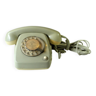 1966  german grey telephone, vintage