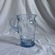 Art Deco blue glass carafe