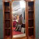 Wardrobe Louis XVI jumped back into precious wood marquetry around 1880