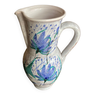 Ceramic jug signed Le Brescon