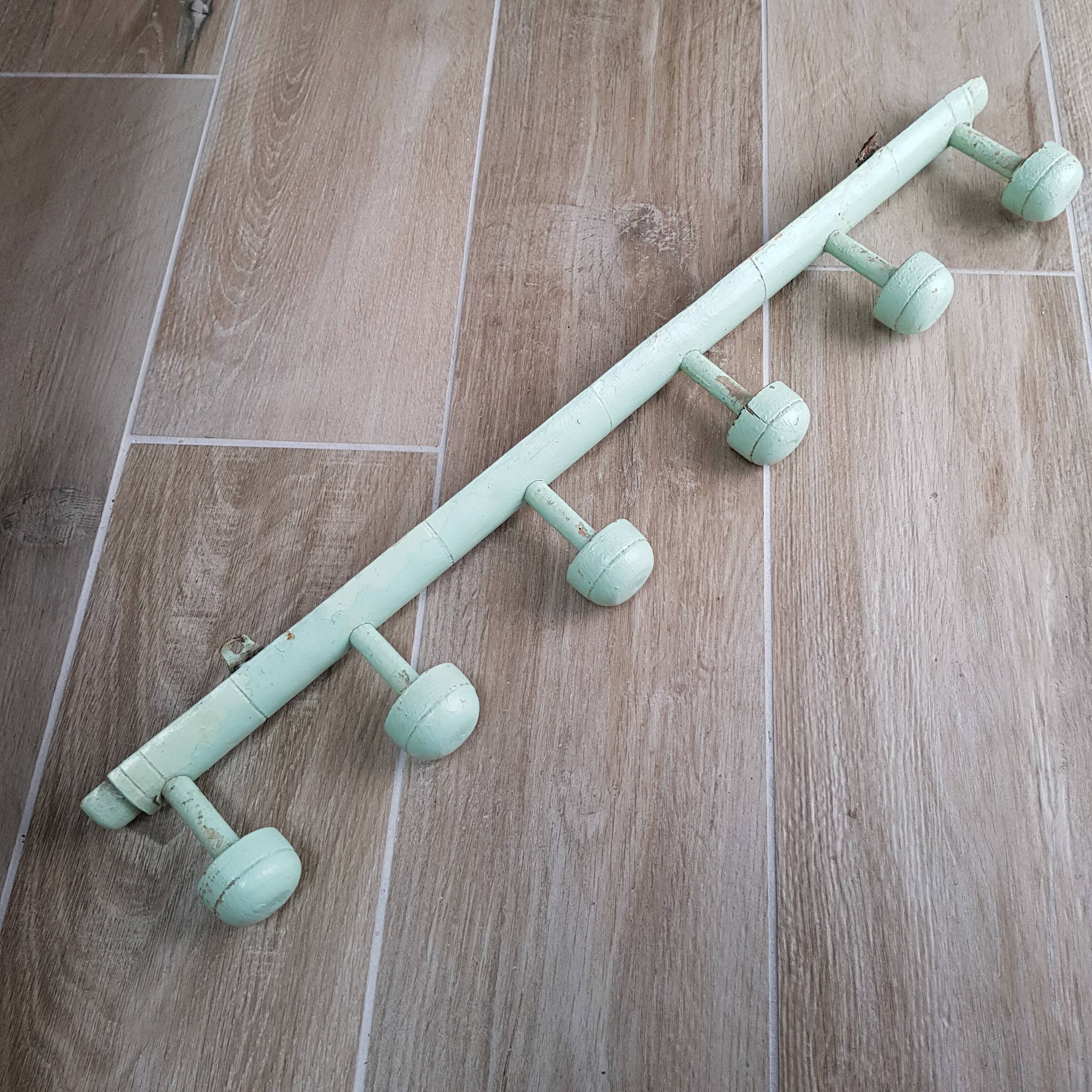 Peg wooden, 5 heads, mint