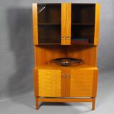 Vitrine d'angle en teck par P.Rimme, années 1960