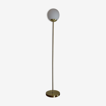 Floor lamp globe ball opaline vintage design