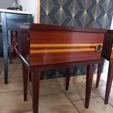 Paire de chevets formica