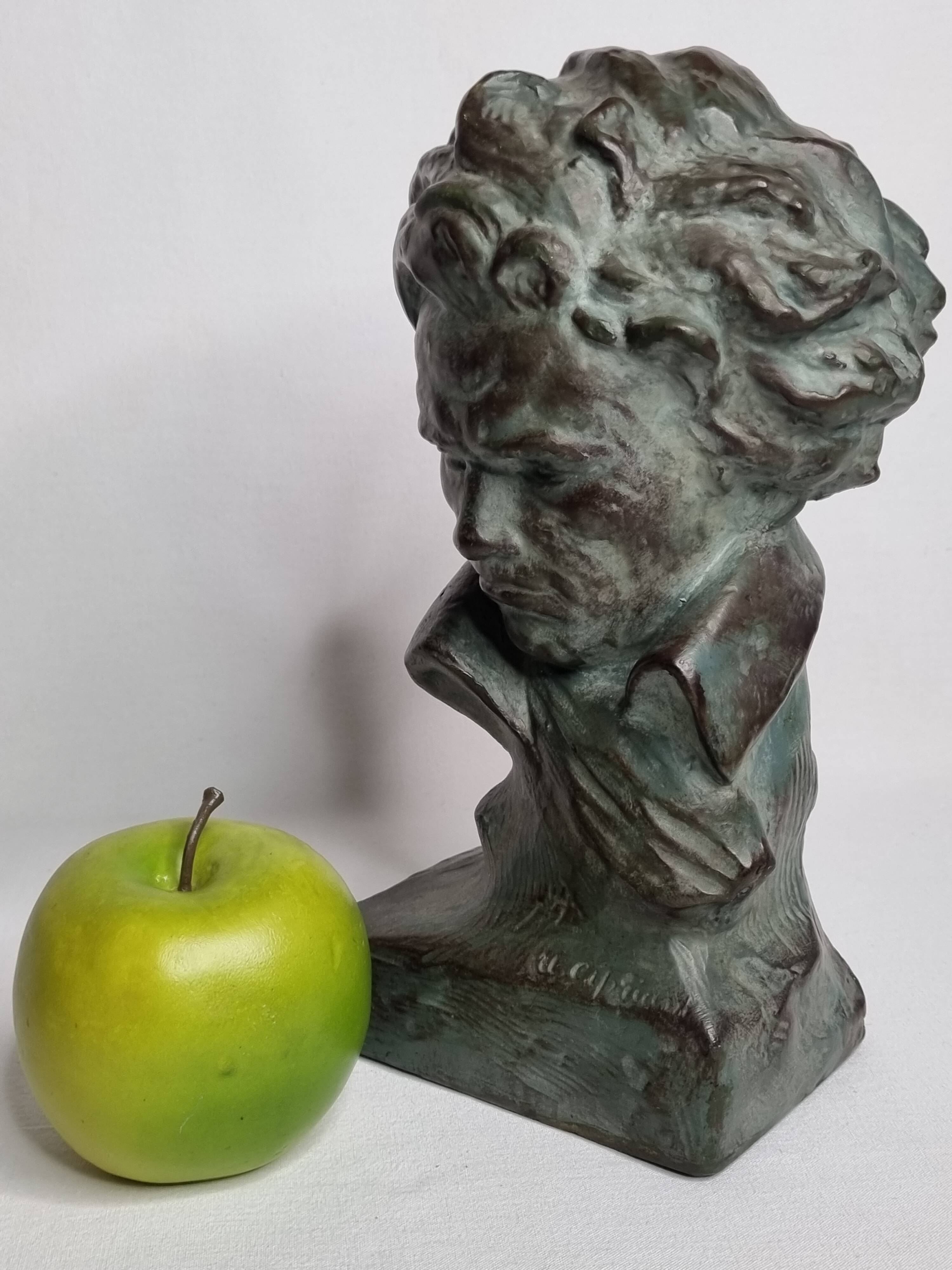 Hand geschnitzte Beethoven-Büsten statue mit niedrigem Preis