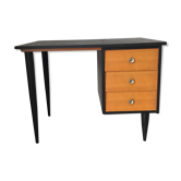 Bureau vintage pieds compas relooké