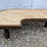 Vintage Vallauris Herbier Design Coffee Table Signed Barrois