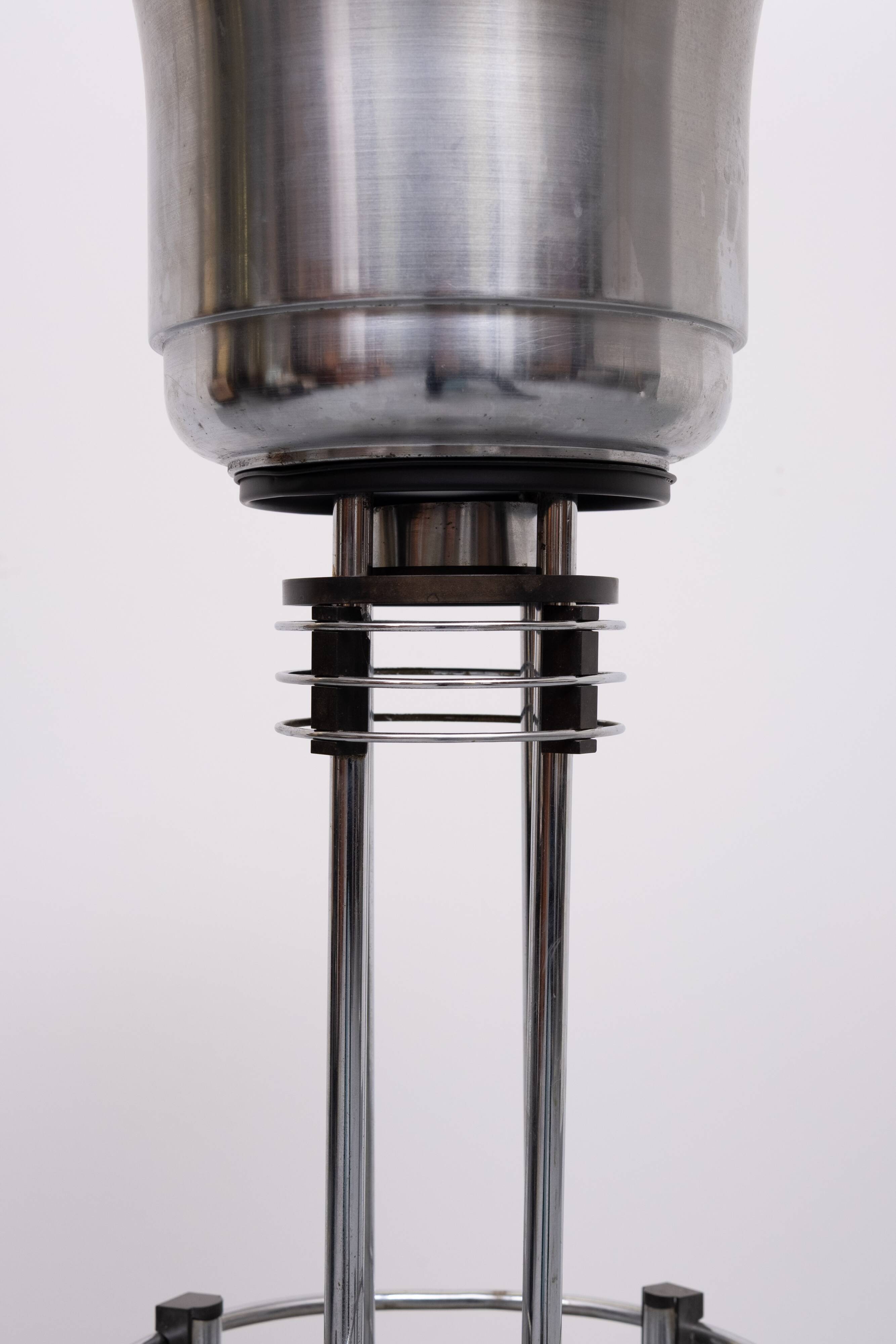 Art Deco plant stand and Umbrella 1930s Demeyere Belgium