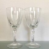Set of 12 vintage wine glasses 1960