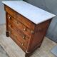 Commode empire à demi colonne