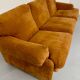 Three-seater alcantara canapé design by Tobia Scarpa for BB ITALIA vintage.