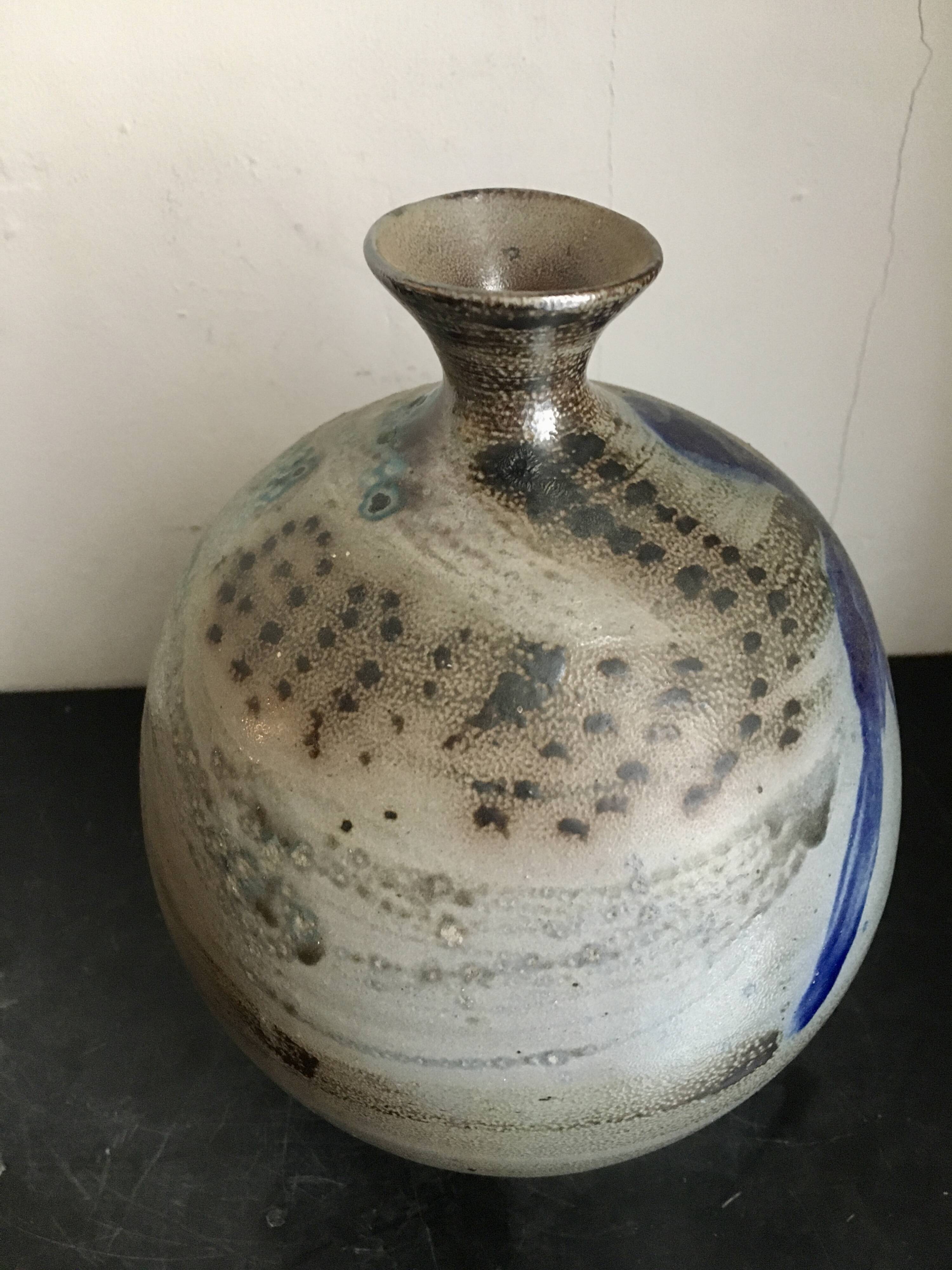 Vase en grés Art Déco