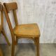 Série de 3 chaises bistrot Baumann