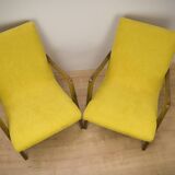 Type 300-138 Beech Armchairs from Bystrzyckie Furniture Factory, 1960s, Set of 2