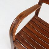 Art Deco Wooden Torck Armchair, France 1930s