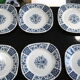 6 plates gien 1950 blue ibis model