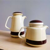 Portuguese ceramic teapot and coffee pot by Sado International, 1960s, Set of 2