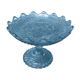 Blue molded glass display cup - Geoge Sand, 19th