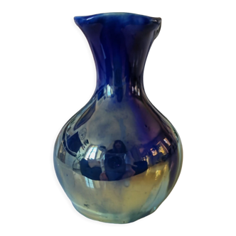 Vichy enamel vase