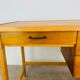 1950s wooden desk reconstruction, vintage