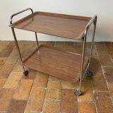 Folding rolling table