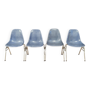 4 chaises DSS en fibre - herman miller