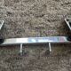 1950s stainless steel towel rack