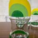 Série de 6 verres vintage Italy