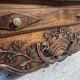 Glass-fronted walnut cabinet – 18th century – Verriau