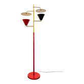 Lampada da terra due luci di Stilnovo, années '50