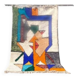 Handmade Colourful Moroccan Wool Rug – Authentic Berber Art & Vibrant Design