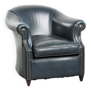Fauteuil de club bleu