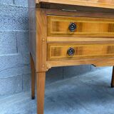 Office scriban Louis XVI walnut 1950