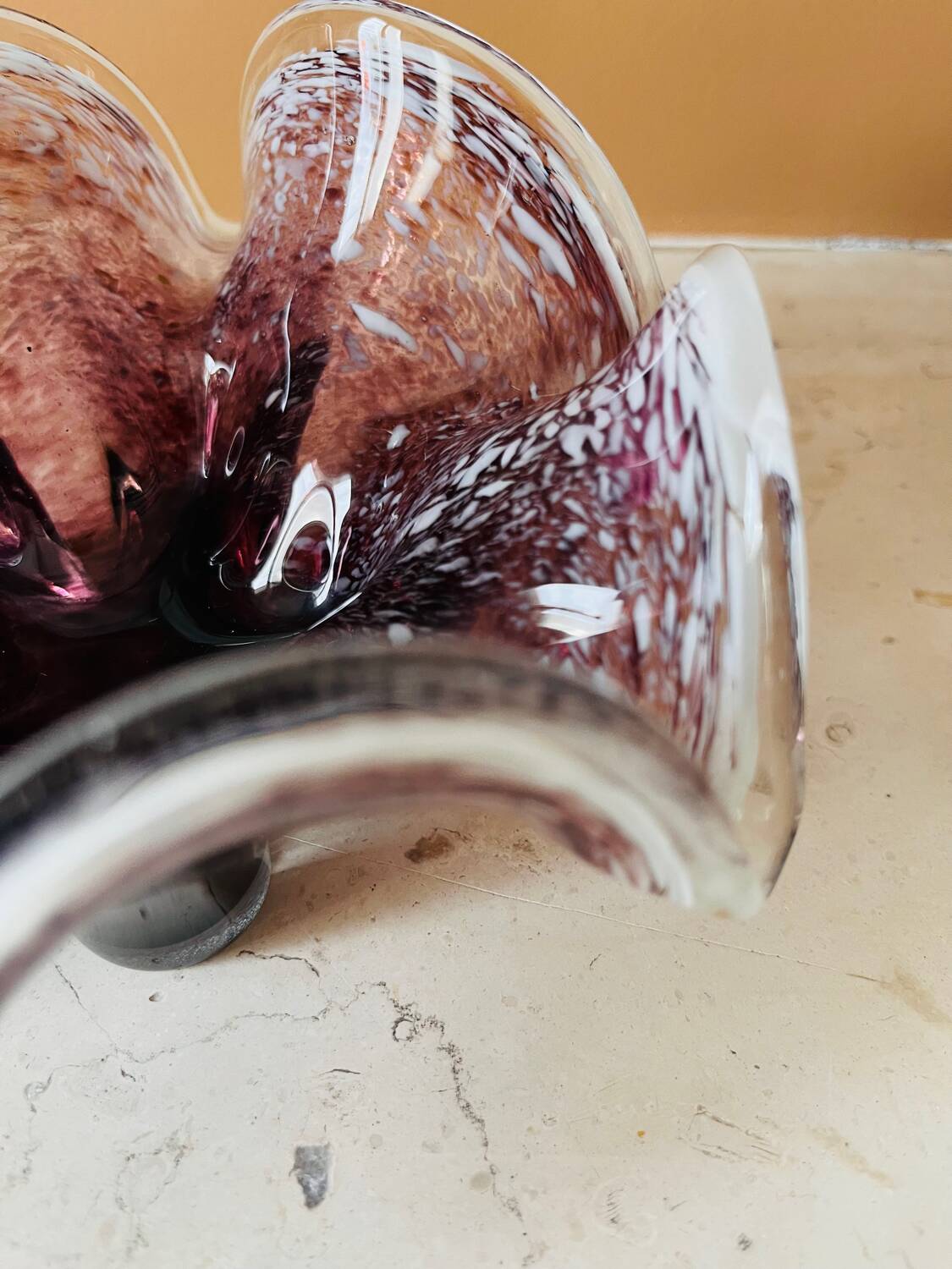 Murano glass catchall tray