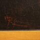 Old painting signed Roberto Fontana, oil on canvas, 19th century.