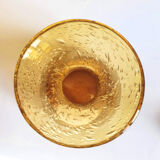 Biot blown glass decanter