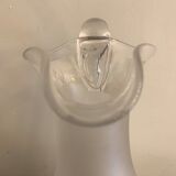 Ancient frosted crystal decanter