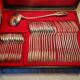 Silver-plated cutlery set, 1900