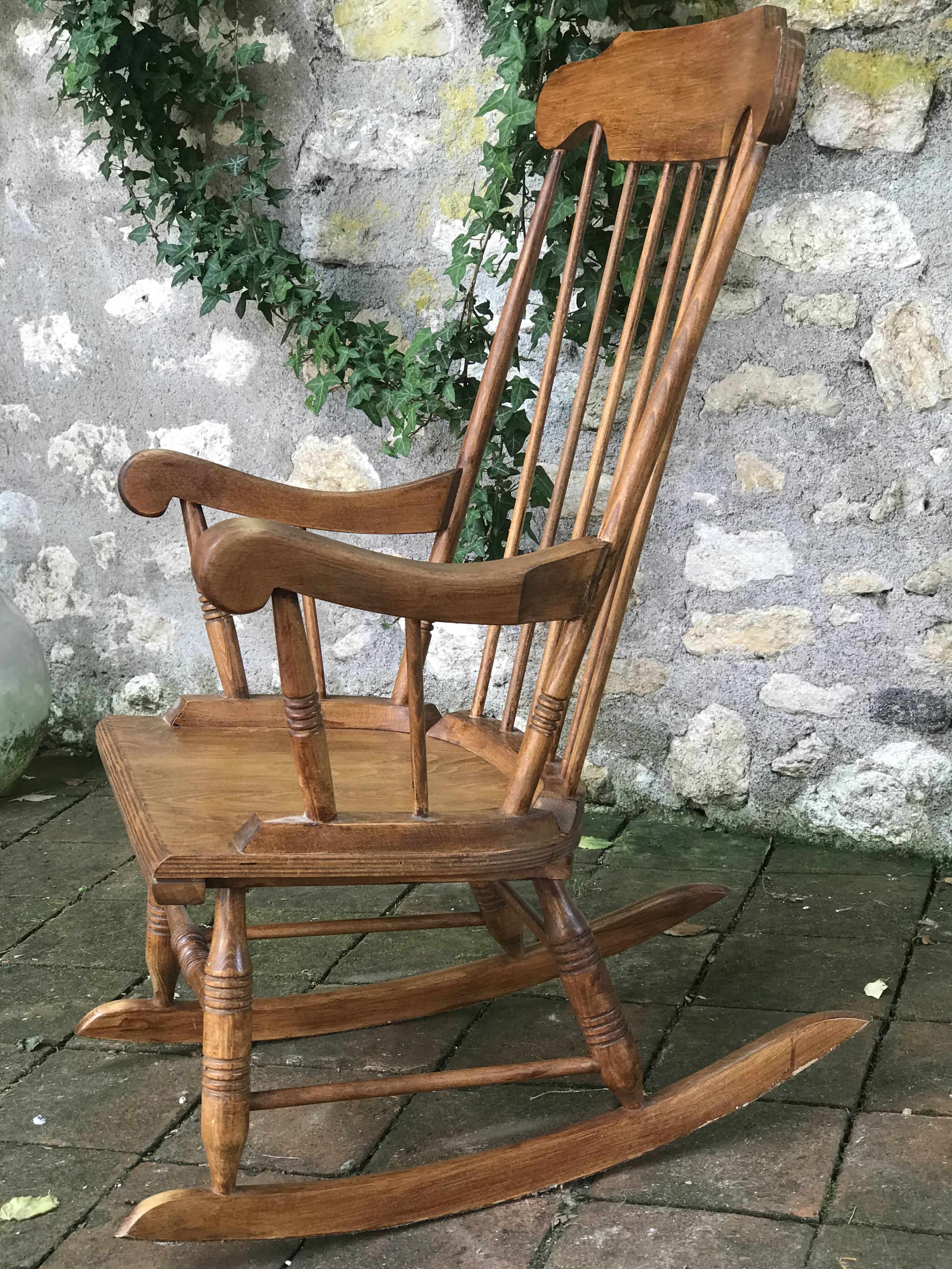 Vintage scandinavian rocking chair