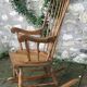 Vintage scandinavian rocking chair