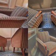 Fauteuil club années 50 60 scandinaves
