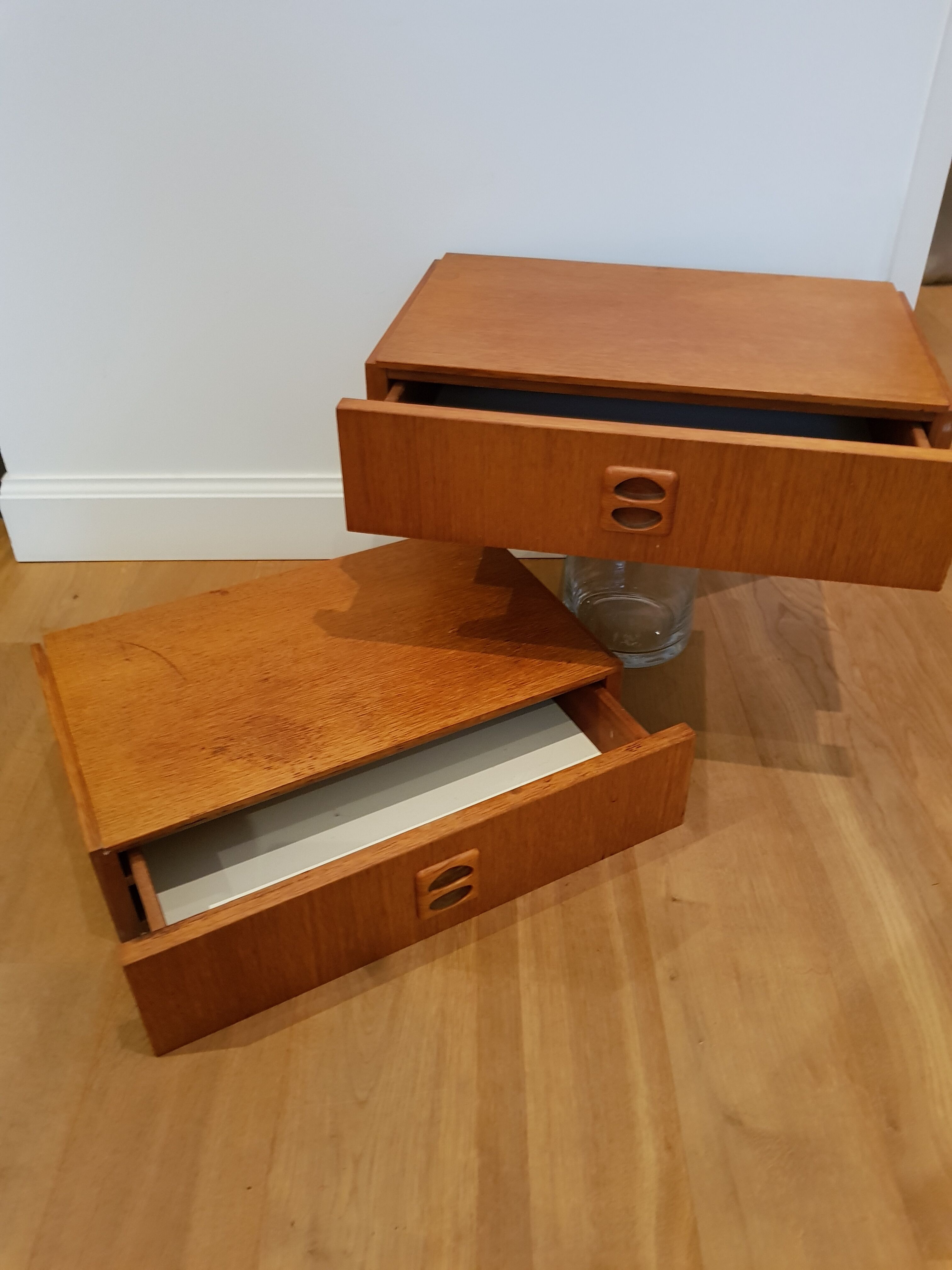 Scandinavian bedside pair